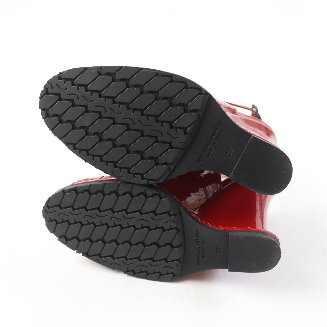 BOTTEGAVENETA pumps Main: Patent leather Red Women 37 Used Authentic