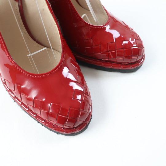 BOTTEGAVENETA pumps Main: Patent leather Red Women 37 Used Authentic