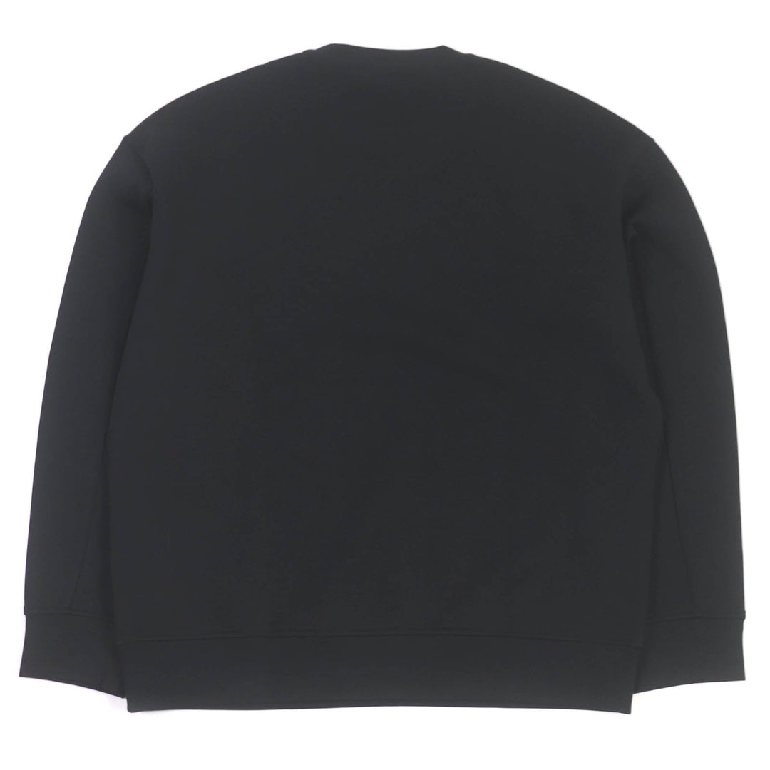 EMPORIO ARMANI sweat 7V1MFE Main: 77% cotton, Main: 19% polyester, Main: 4% elastane black mens L Used Authentic