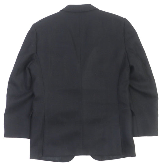 Dunhill tailored jacket Outer: 100% alpaca, Lining: 50% cupra, Lining: 50% silk, Sleeve lining: 100% cupra black MAYFAIR mens 50 Used Authentic