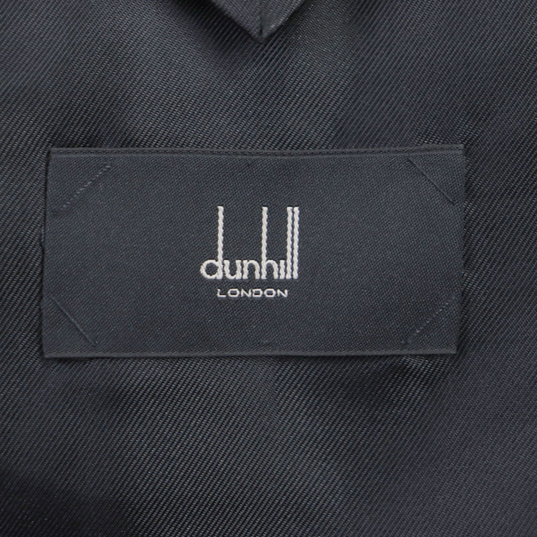 Dunhill tailored jacket Outer: 100% alpaca, Lining: 50% cupra, Lining: 50% silk, Sleeve lining: 100% cupra black MAYFAIR mens 50 Used Authentic