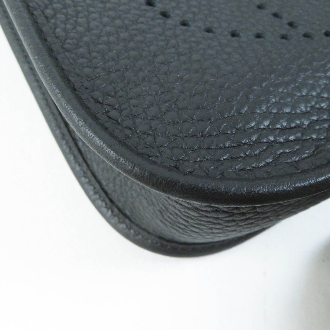 HERMES Shoulder Bag Main�FTaurillon Clemence black Evelyn TPM Women Used Authentic