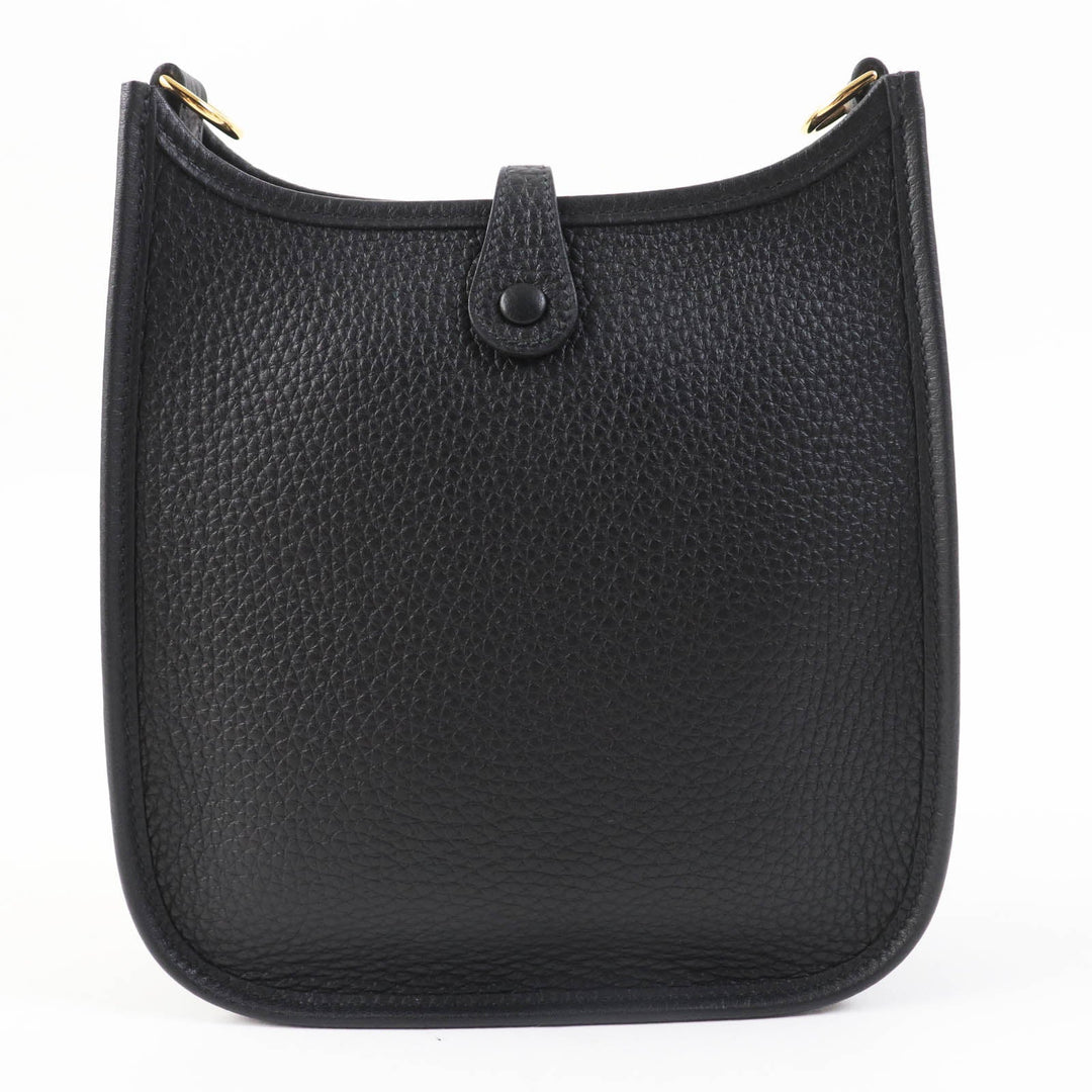 HERMES Shoulder Bag Main�FTaurillon Clemence black Evelyn TPM Women Used Authentic