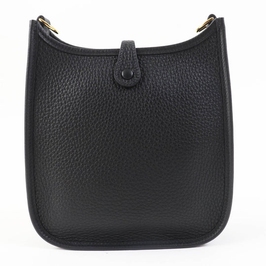 HERMES Shoulder Bag Main�FTaurillon Clemence black Evelyn TPM Women Used Authentic