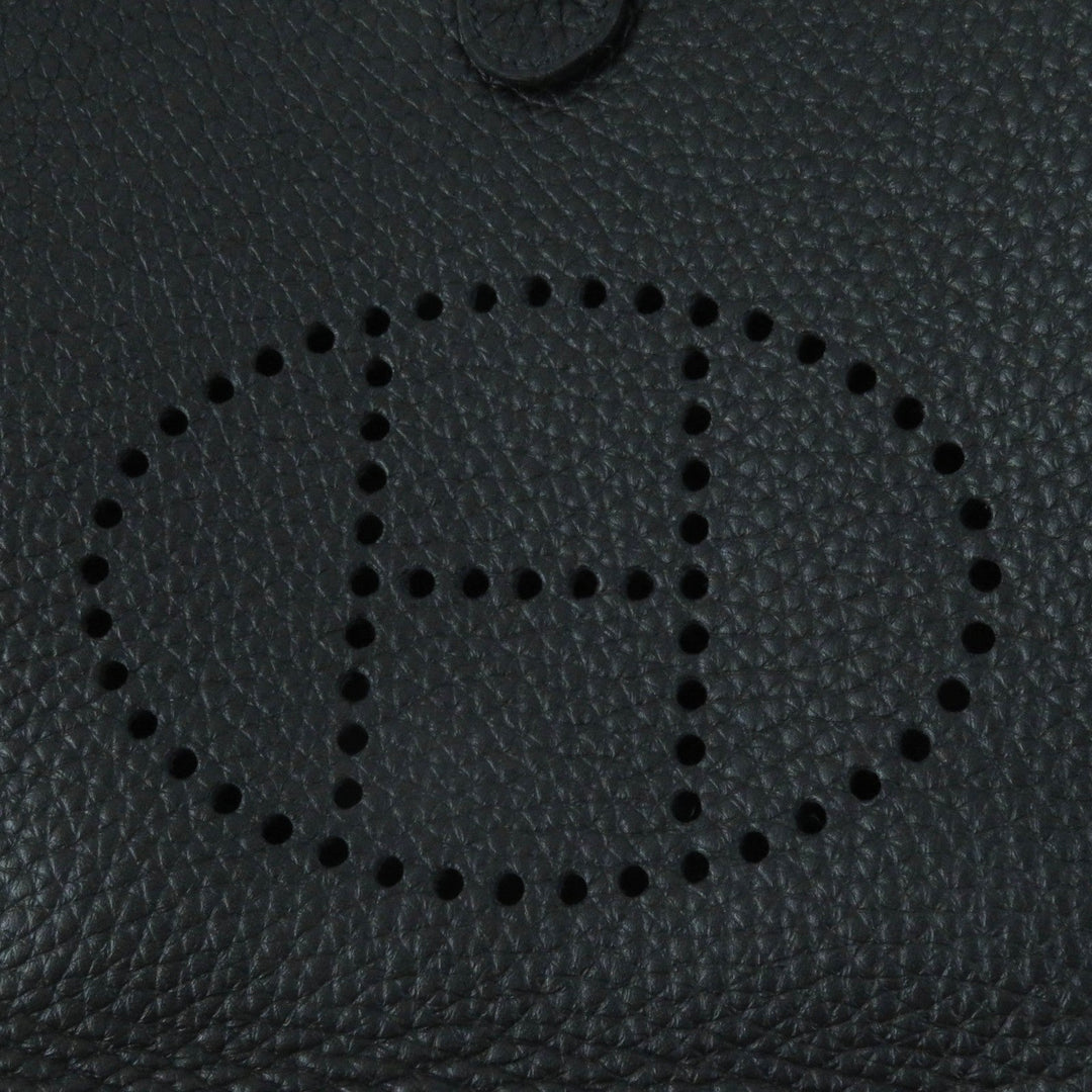 HERMES Shoulder Bag Main�FTaurillon Clemence black Evelyn TPM Women Used Authentic