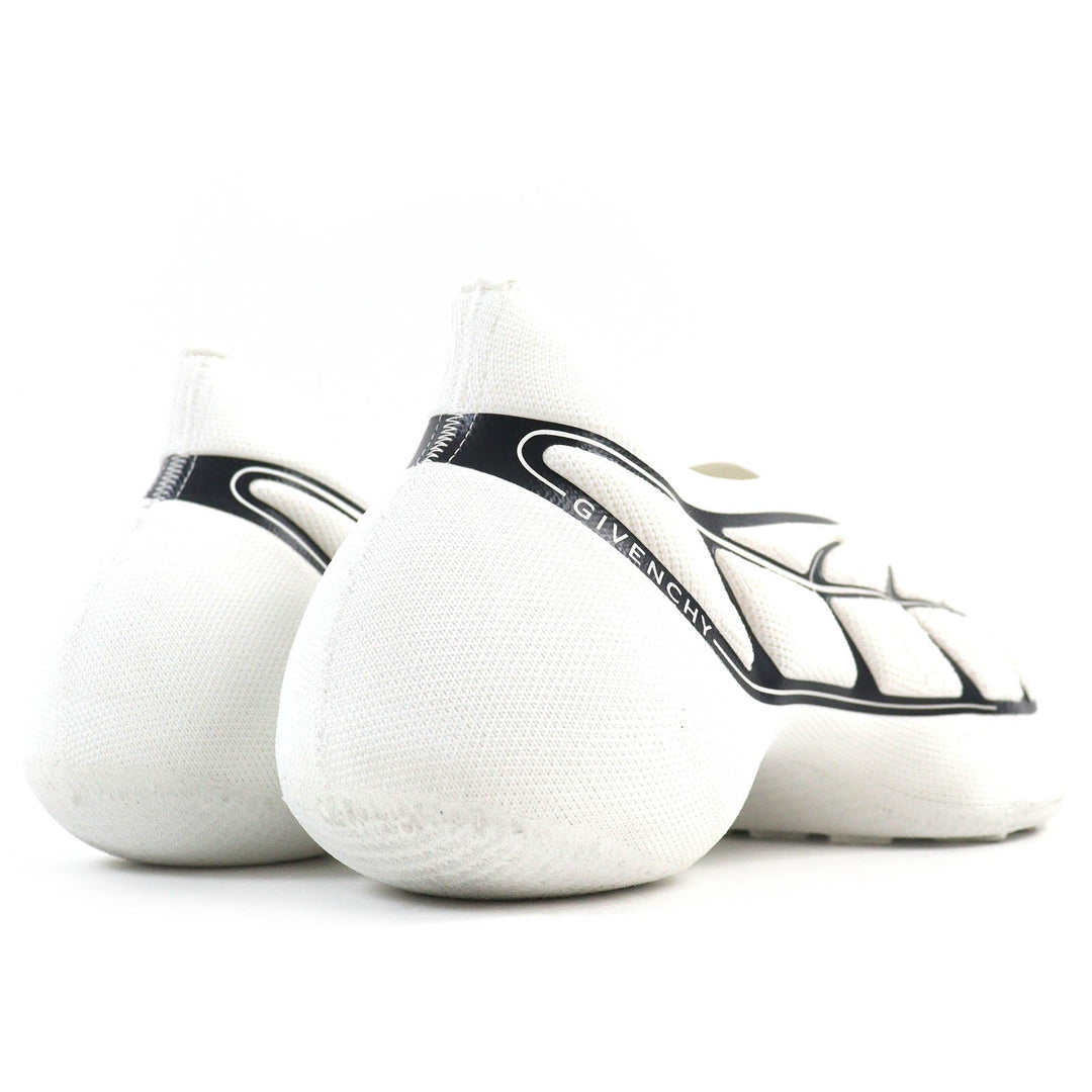 GIVENCHY sneakers BH0076H1C6 Main: Canvas White black TK-360 PLUS SNEAKERS mens 42 Used Authentic