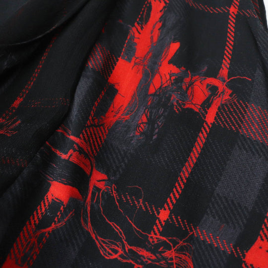 Y's Cut YG-B12-808 Recycled fiber Black red 2