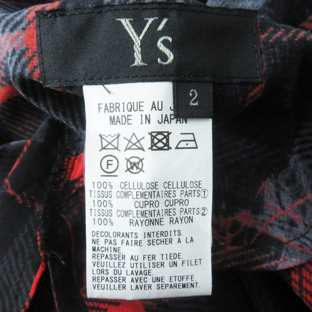 Y's Cut YG-B12-808 Recycled fiber Black red 2