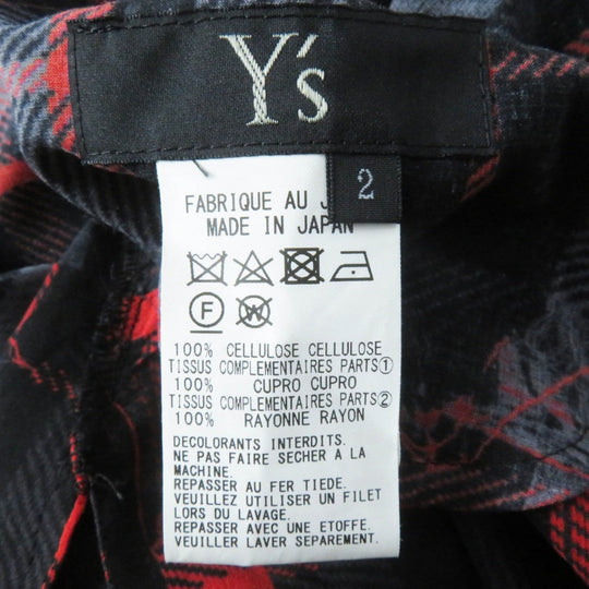 Y's Cut YG-B12-808 Recycled fiber Black red 2