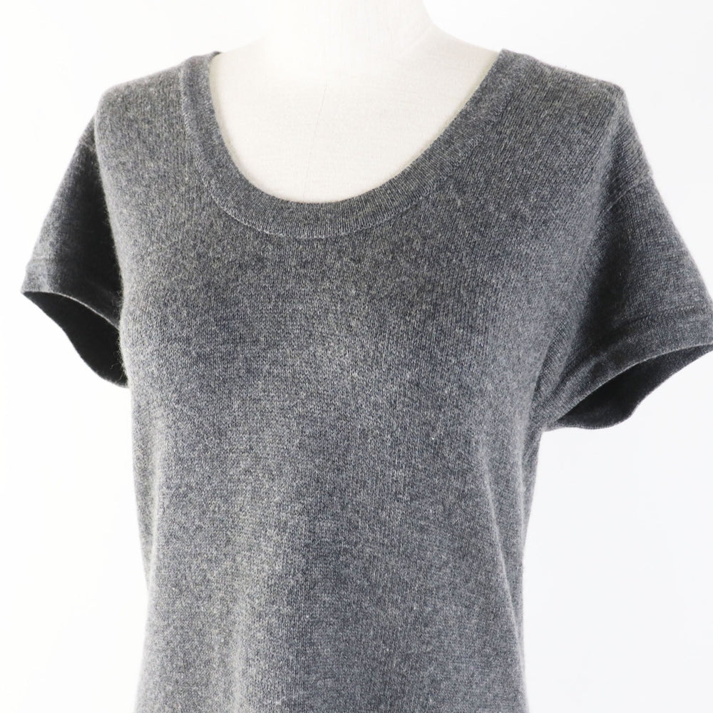 CHANEL one piece 07A P31850 Main: 100% cashmere gray Women 44 Used Authentic
