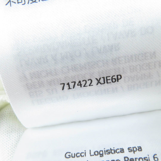 GUCCI Short sleeve T-shirt 717422 Main: 100% cotton Ivory GUCCY FRIENDS Women S Used Authentic