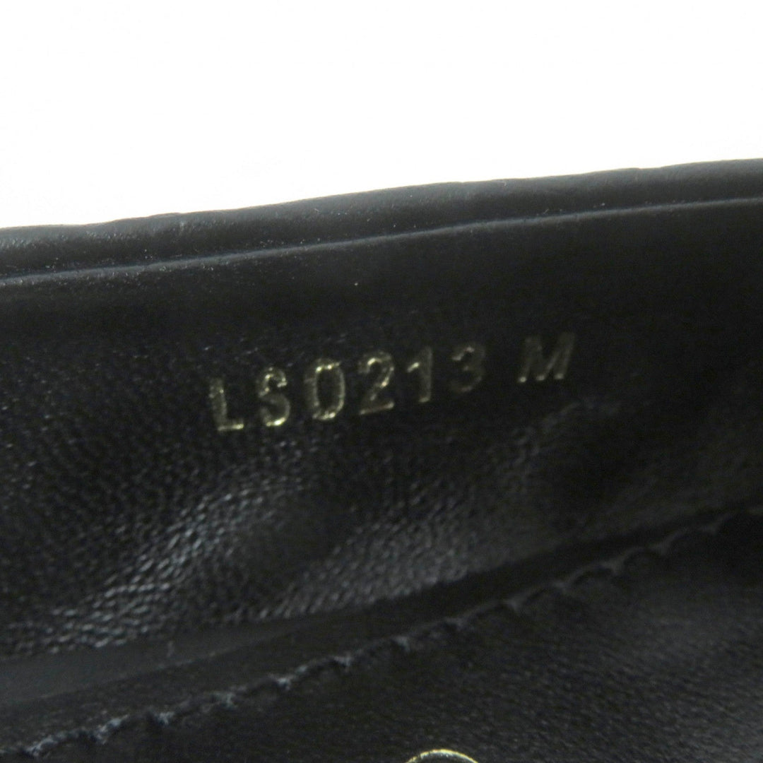 LOUIS VUITTON Ballet shoes Main: Leather black Nina Line Ballerina Women 36 Used Authentic