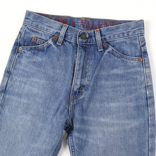 VALENTINO Pants 1969 RE-EDITION 517 Main: 100% cotton Indigo Women 25 Used Authentic
