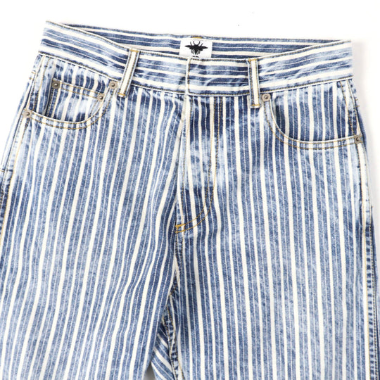 Christian Dior Pants 222P03A3512 Main: 100% cotton Indigo Women 38 Used Authentic