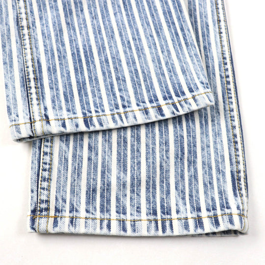 Christian Dior Pants 222P03A3512 Main: 100% cotton Indigo Women 38 Used Authentic