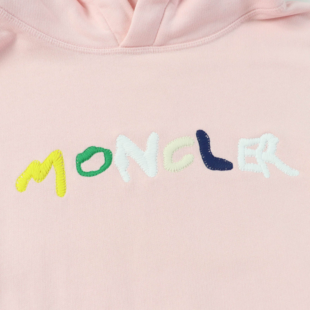 MONCLER Hoodie Main: 100% cotton, Part: 95% cotton, Part: 5% polyurethane, Part: 100% cotton, Part: 100% cotton pink HOODIE Women L Used Authentic