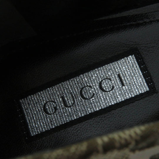GUCCI pumps 676603 Main: GG canvas Brown type Women 36 Used Authentic