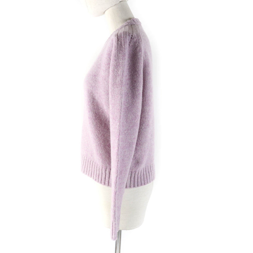 CELINE sweater 2A642979E Main: 100% wool purple Women S Used Authentic