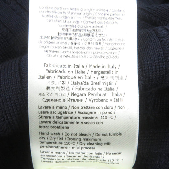 FENDI sweater FZX104 Main: 100% wool Navy mens 50 Used Authentic