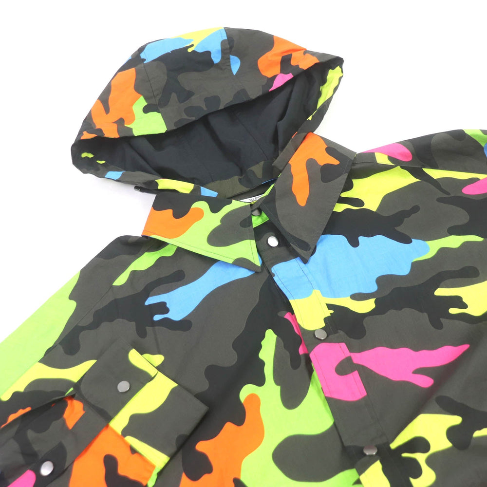 VALENTINO coat SV3CKB305C9 Main: 100% cotton multicolor mens 50 Used Authentic