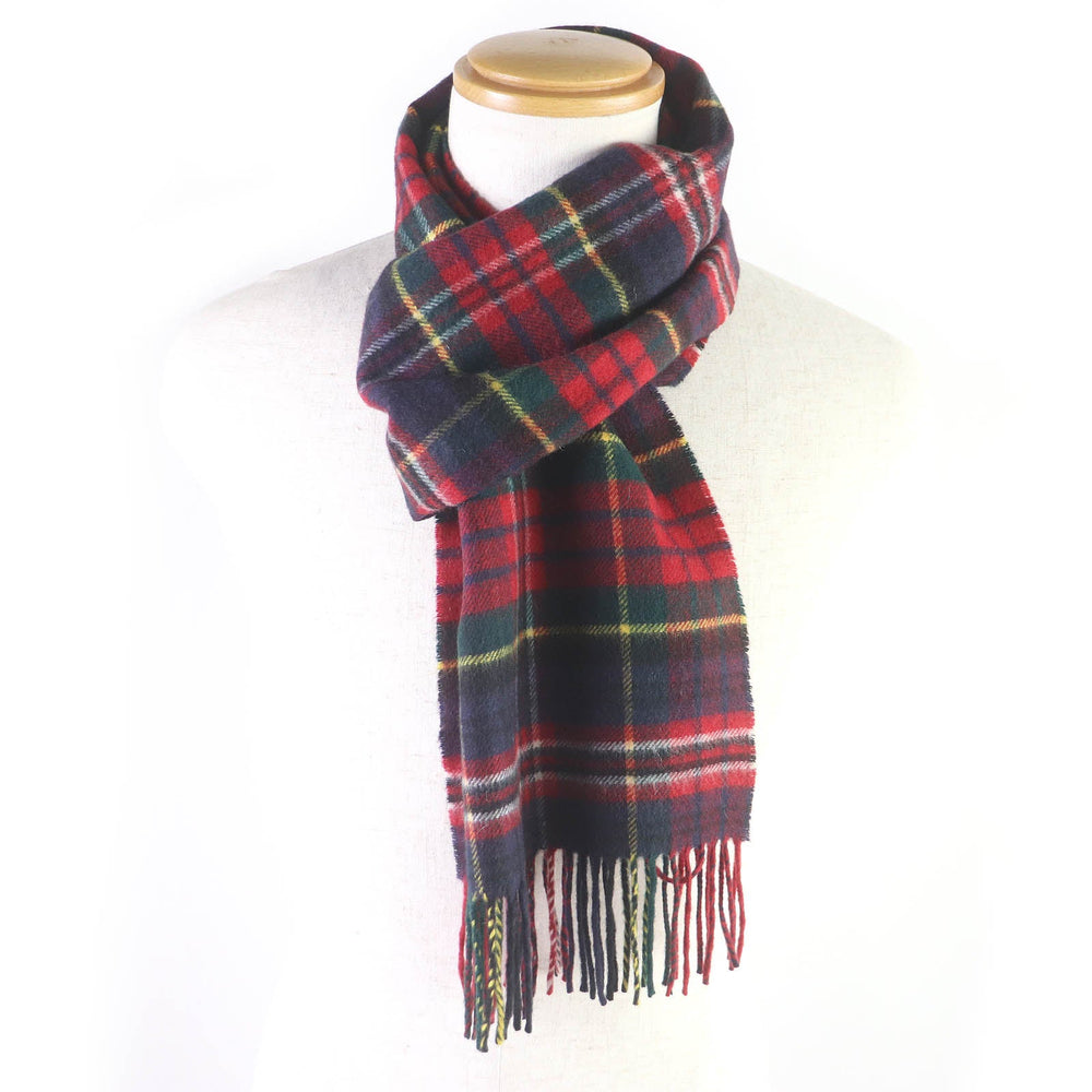 Johnstons of Elgin Scarf Main: 100% cashmere Red type mens Used Authentic