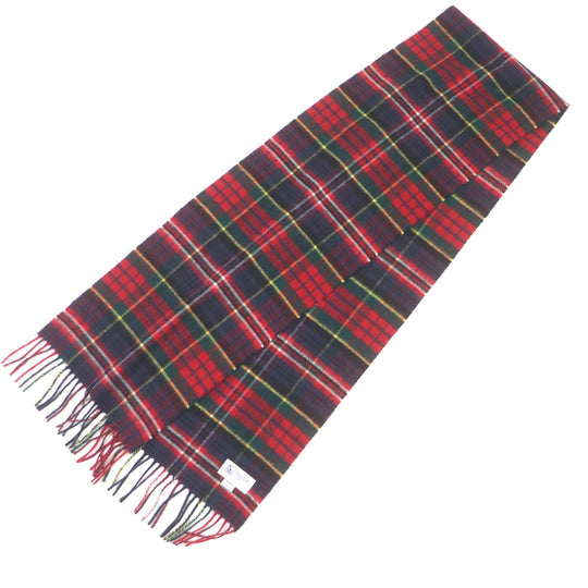 Johnstons of Elgin Scarf Main: 100% cashmere Red type mens Used Authentic