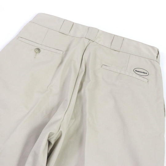 DESCENDANT Chino pants DW-19 Main: 65% polyester, Main: 35% cotton, Part: 100% cotton light beige mens 2 Used Authentic