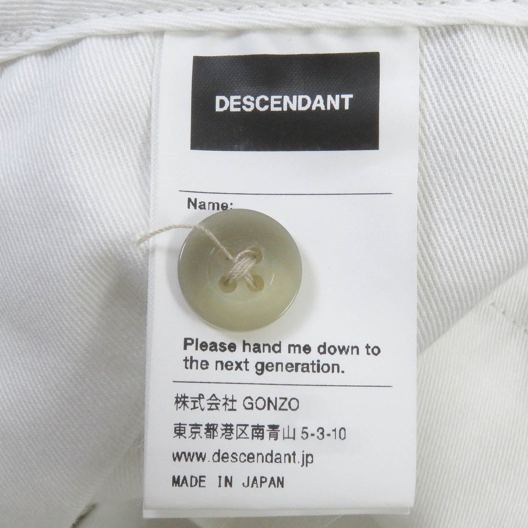 DESCENDANT Chino pants DW-19 Main: 65% polyester, Main: 35% cotton, Part: 100% cotton light beige mens 2 Used Authentic