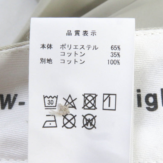 DESCENDANT Chino pants DW-19 Main: 65% polyester, Main: 35% cotton, Part: 100% cotton light beige mens 2 Used Authentic