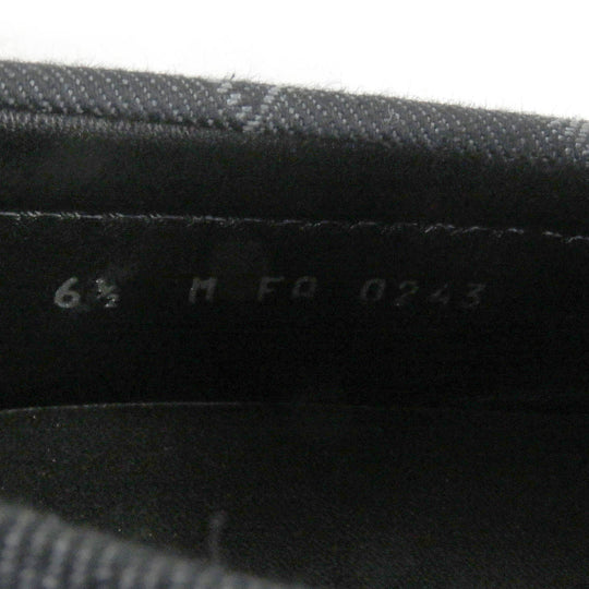 LOUIS VUITTON Flat shoes Main: Monogram denim Indigo blue LV Driver Line mens 6 1/2 Used Authentic
