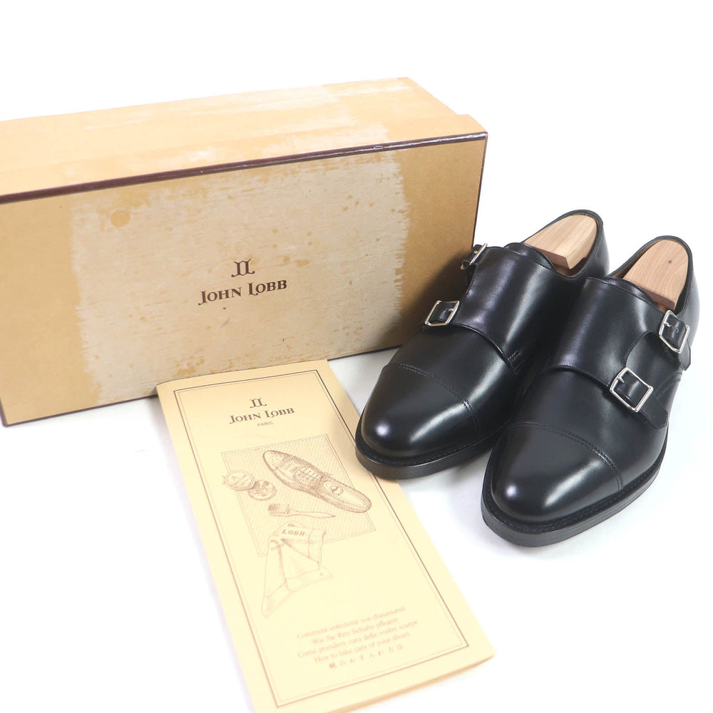 John Lobb Dress shoes Main: Black calf black WILLIAM mens 6 E Used Authentic