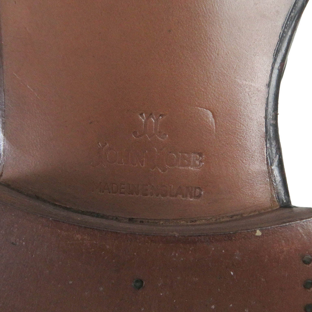 John Lobb Dress shoes Main: Black calf black WILLIAM mens 6 E Used Authentic