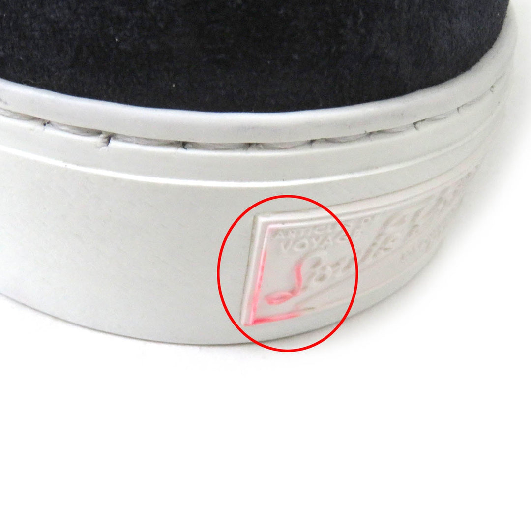 LOUIS VUITTON High cut sneakers Main: suede leather, Main: canvas Navy Tattoo line mens 7 Used Authentic