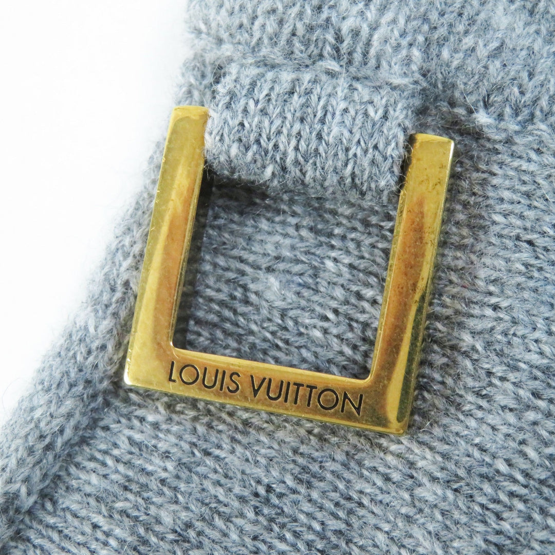 LOUIS VUITTON knit Main: 99% cashmere, Main: 1% wool gray D-Ring Turtle Neck Knit Sweater D-Ring Turtle Neck Knit Sweater Women XS Used Authentic