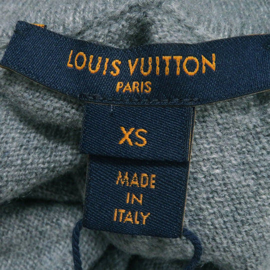 LOUIS VUITTON knit Main: 99% cashmere, Main: 1% wool gray D-Ring Turtle Neck Knit Sweater D-Ring Turtle Neck Knit Sweater Women XS Used Authentic