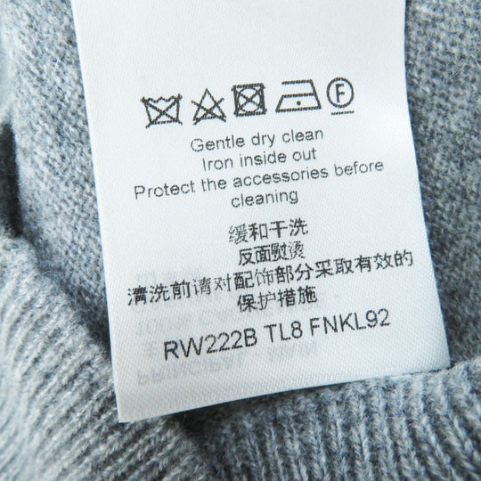 LOUIS VUITTON knit Main: 99% cashmere, Main: 1% wool gray D-Ring Turtle Neck Knit Sweater D-Ring Turtle Neck Knit Sweater Women XS Used Authentic