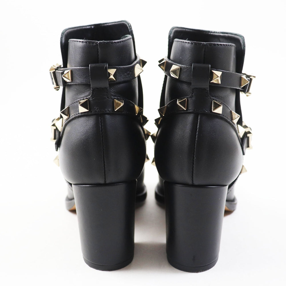 Valentino Garavani short boots Main: Leather black Women 35.5 Used Authentic