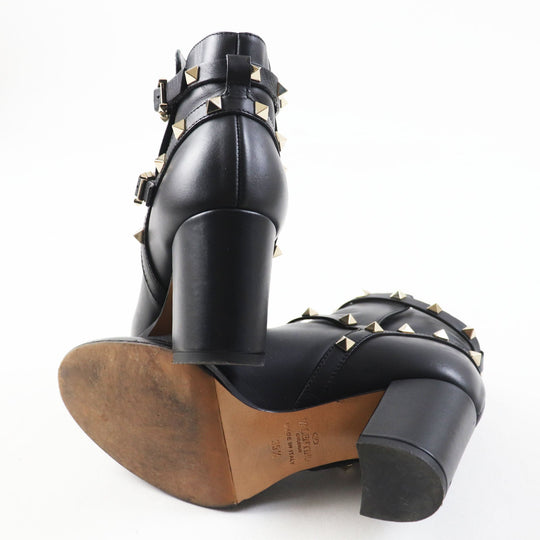 Valentino Garavani short boots Main: Leather black Women 35.5 Used Authentic