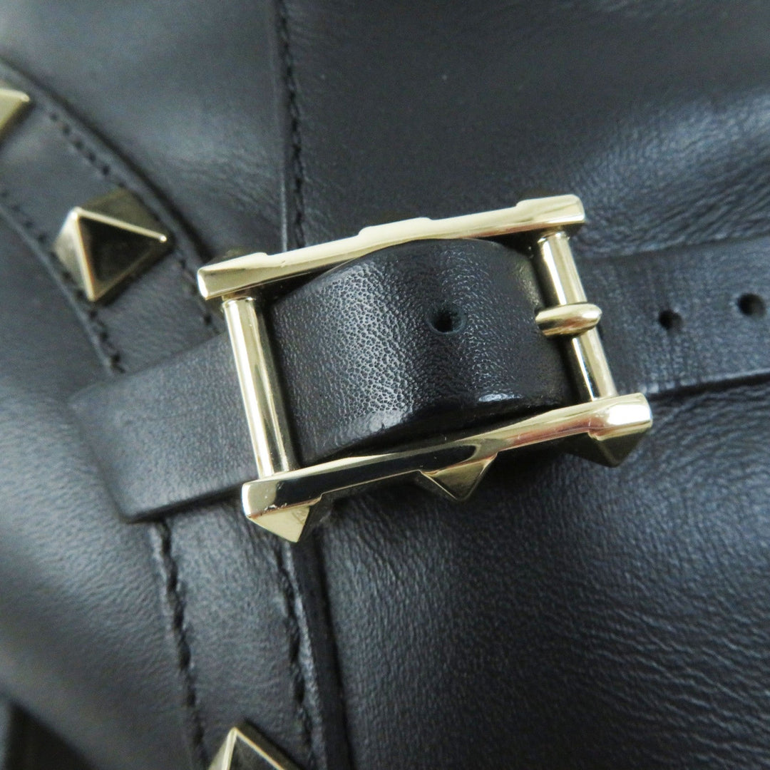 Valentino Garavani short boots Main: Leather black Women 35.5 Used Authentic