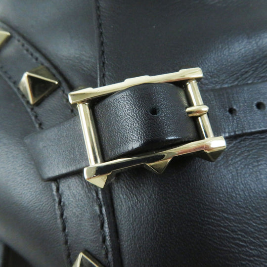 Valentino Garavani short boots Main: Leather black Women 35.5 Used Authentic