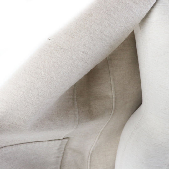 HERMES Vest 3H0191DB Main: 100% cashmere light beige Women 38 Used Authentic