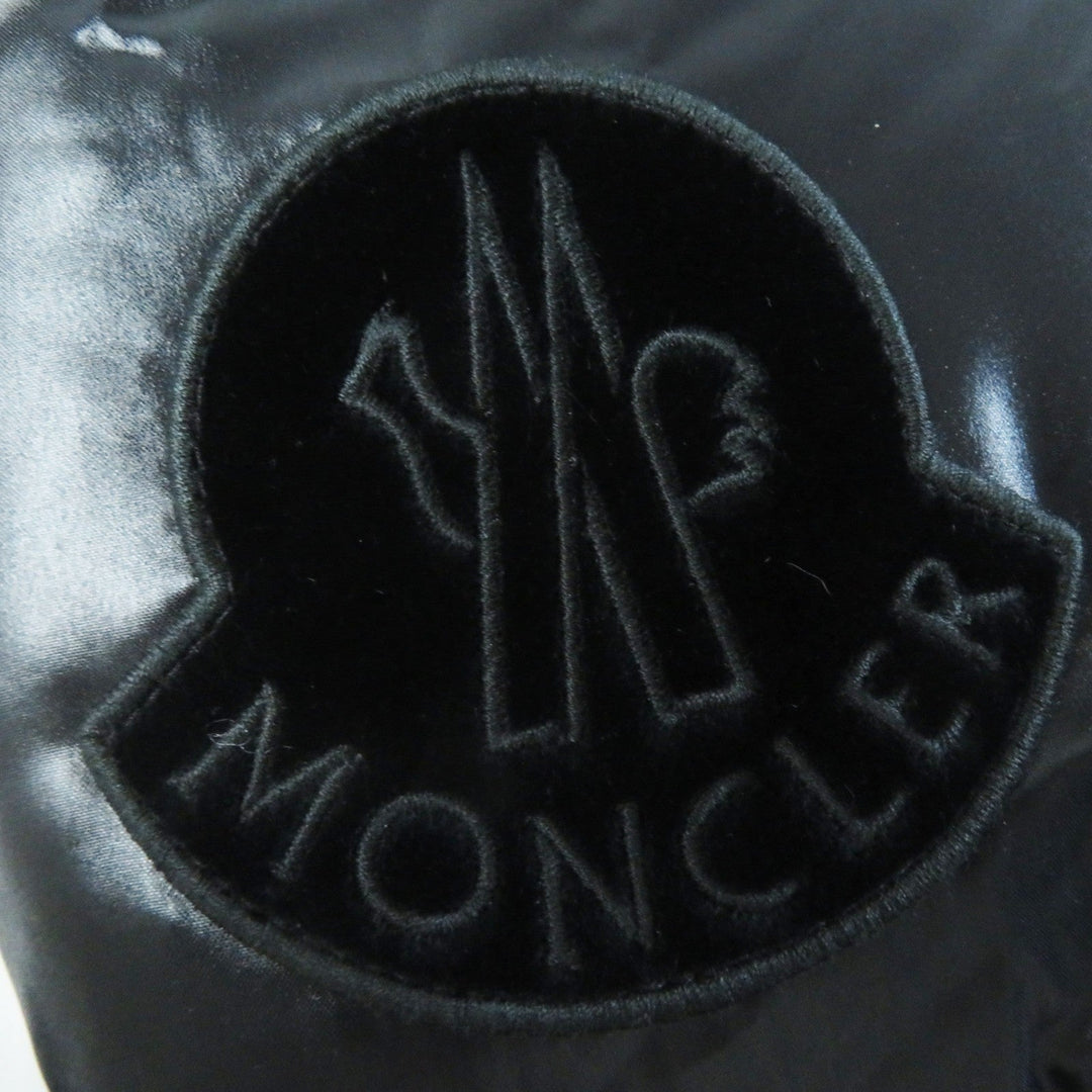 MONCLER Down jacket Outer: 100% nylon, Lining: 100% nylon, Filling: 90% down, Filling: 10% feather, Part: 100% nylon Black White CHOUELLE Women zero size Used Authentic