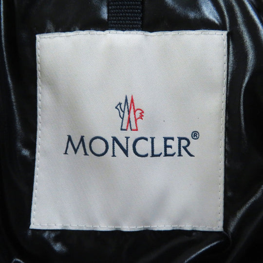 MONCLER Down jacket Outer: 100% nylon, Lining: 100% nylon, Filling: 90% down, Filling: 10% feather, Part: 100% nylon Black White CHOUELLE Women zero size Used Authentic