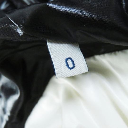 MONCLER Down jacket Outer: 100% nylon, Lining: 100% nylon, Filling: 90% down, Filling: 10% feather, Part: 100% nylon Black White CHOUELLE Women zero size Used Authentic