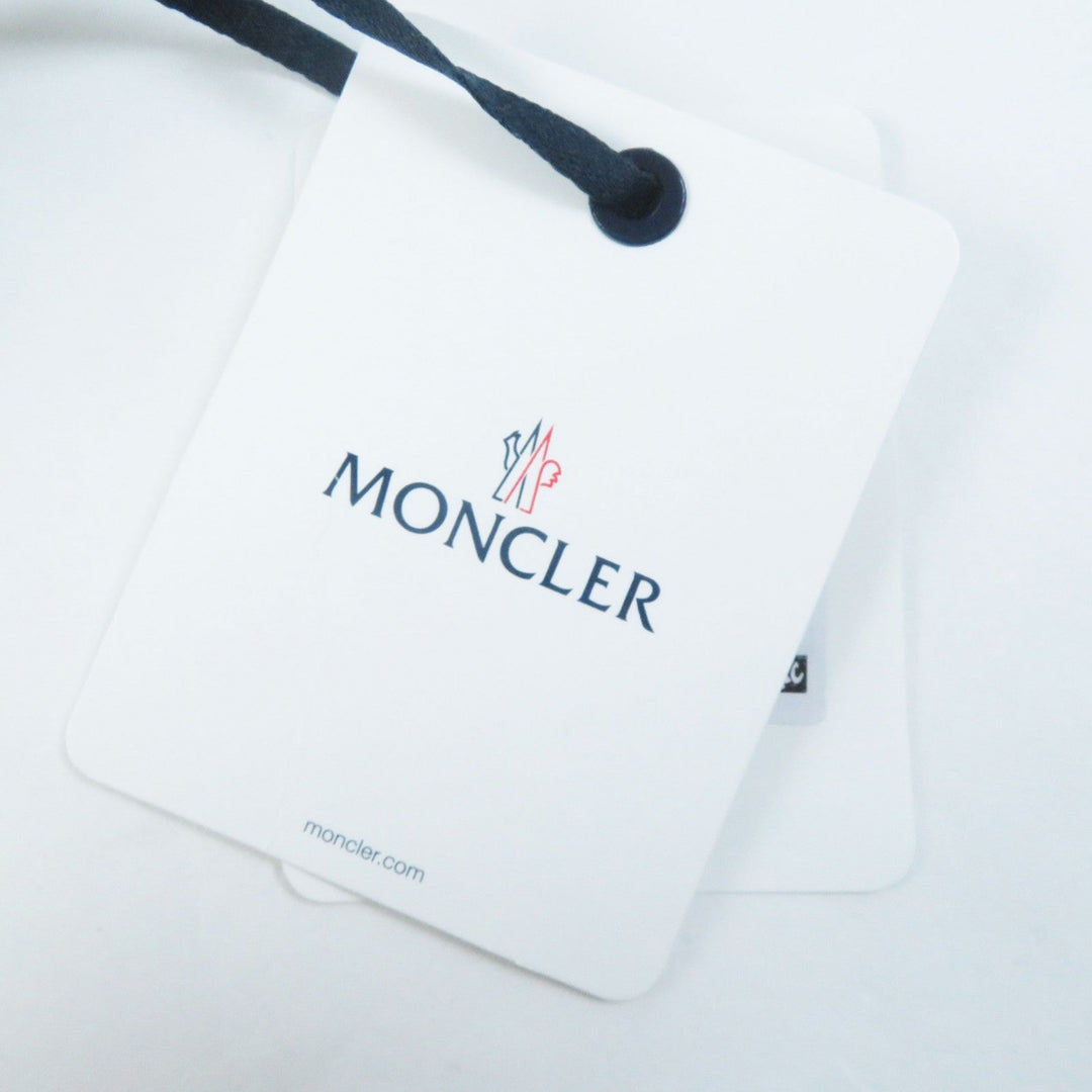 MONCLER Hoodie Main: 100% cotton, Part: 100% cotton, Part: 100% nylon, Part: 100% cotton, Part: 100% rayon White black HOODIE Women S Used Authentic