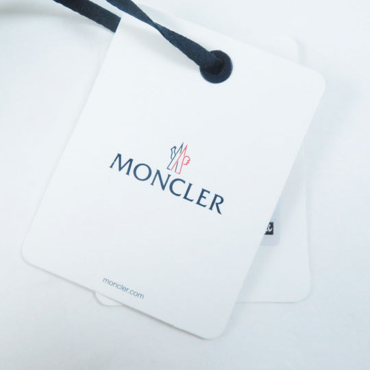 MONCLER Hoodie Main: 100% cotton, Part: 100% cotton, Part: 100% nylon, Part: 100% cotton, Part: 100% rayon White black HOODIE Women S Used Authentic