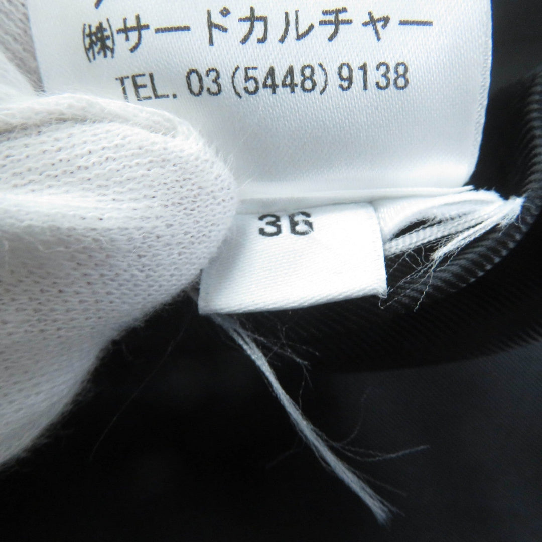 GIVENCHY Leather coat Main: Sheepskin, Part: 100% wool, Filling: 100% polyester, Lining: 100% rayon black Women 36 Used Authentic