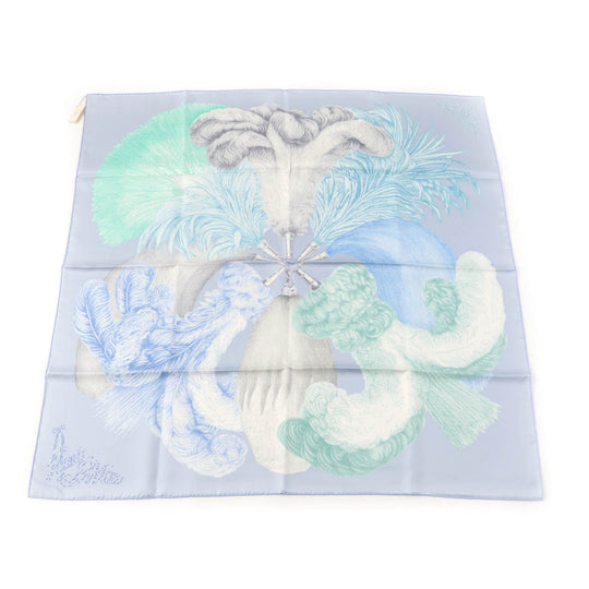 HERMES scarf Main: 100% silk Multi Carre90 PLUMETS ET PANACHES Feathers and feathers Women Used Authentic