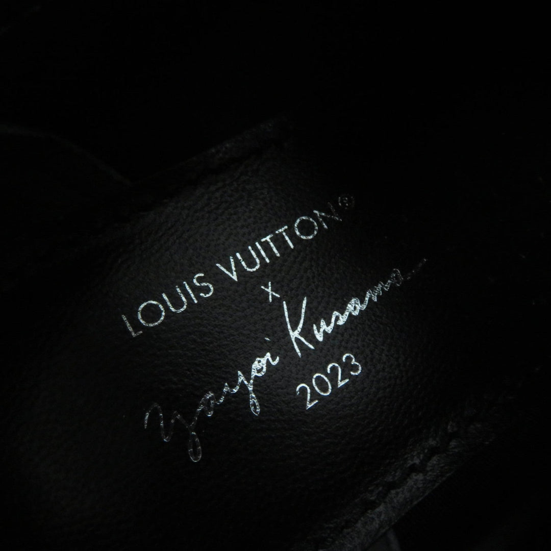 LOUIS VUITTON loafers Main: Leather black Academy Line Women 34 1/2 Used Authentic