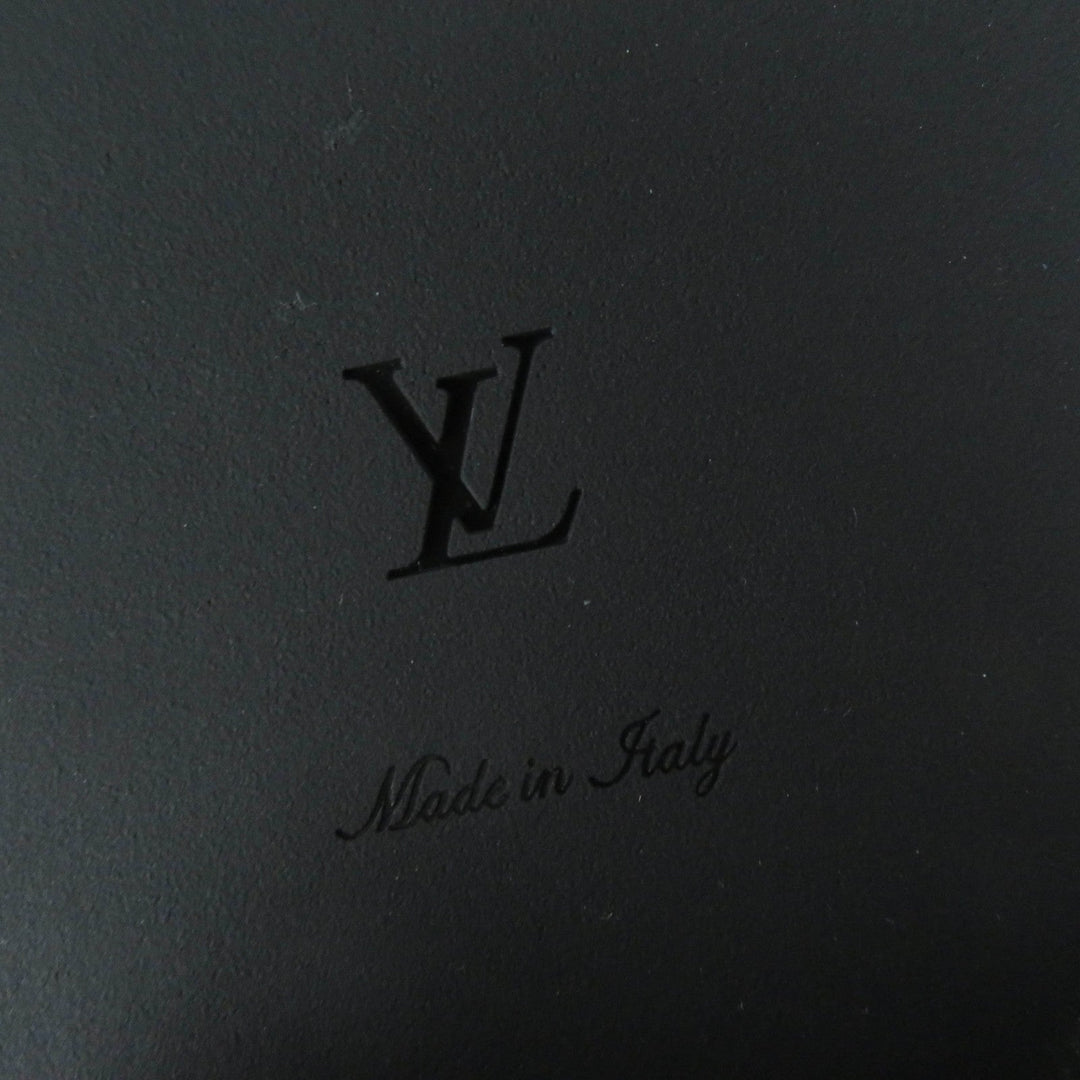 LOUIS VUITTON loafers Main: Leather black Academy Line Women 34 1/2 Used Authentic